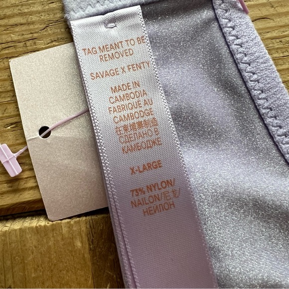 Savage X Fenty Lavender Glissenette Bralette Women’s Size XL - Picture 3 of 9
